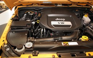 Jeep Wrangler Performance Air Intake - K&N Engineering - Blackhawk - Black - `12-`18